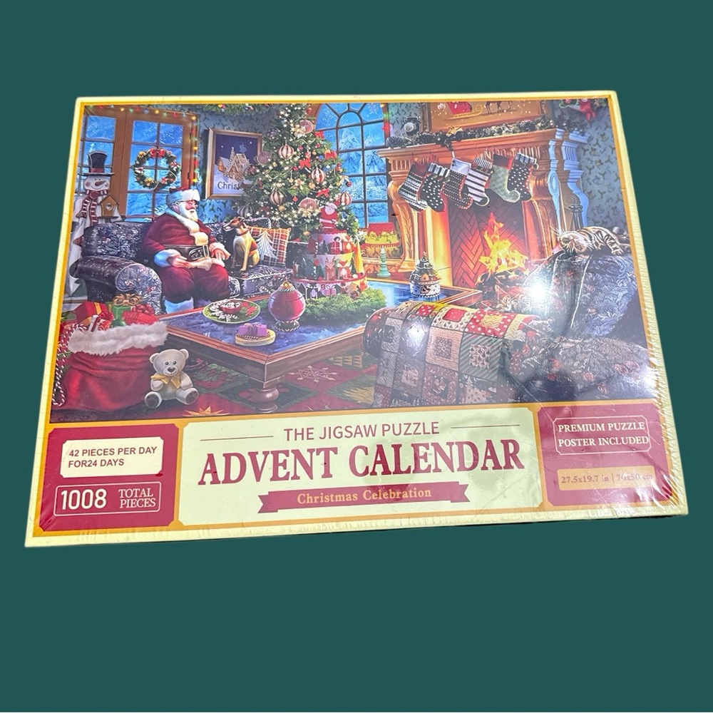 Advent Calendar Jigsaw  puzzle for 24 days